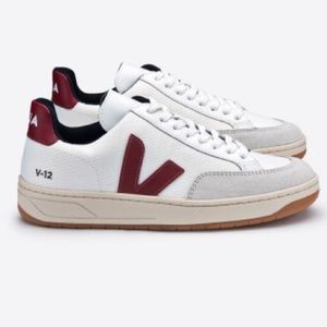 V-12 B-Mesh White Marsala Veja Sneakers
